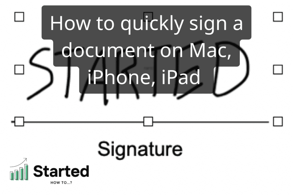 How to sign a document - macOS